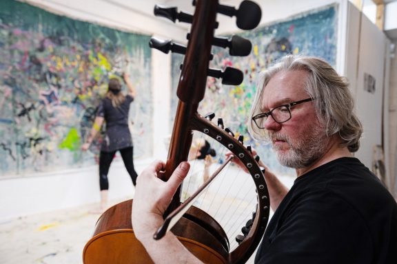 Peter Nagle playing Beestaara Cello